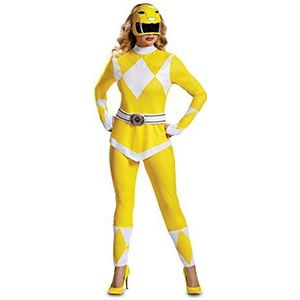 Disguise Power Rangers kostuum voor dames, geel, maat L