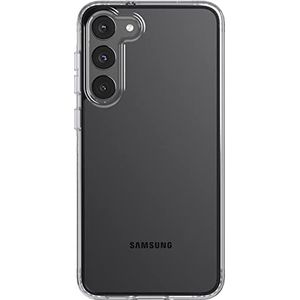 Tech21 Evo Clear beschermhoes voor Samsung Galaxy S23 Plus, transparant, vergeelt niet, krasbestendig, met 3,6 m valbescherming