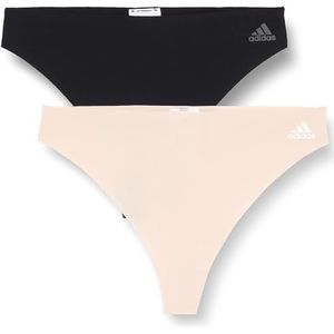 Adidas Sports Underwea Set van 2 naadloze strings dames ondergoed, Meerkleurig