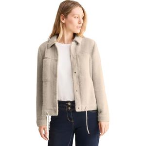 Cecil Veste douillette pour femme, Beige clair noisette, XL