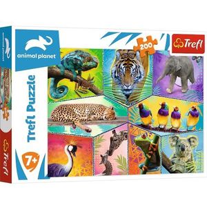 Trefl, Puzzel, in een exotische wereld, 200 stukjes, voor kinderen vanaf 7 jaar