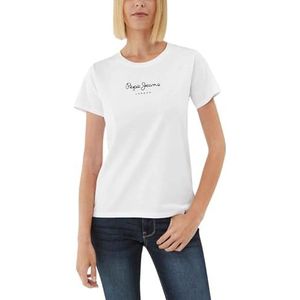 Pepe Jeans Wendys T-shirt dames, Wit (wit)
