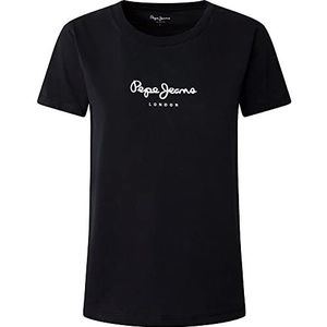 Pepe Jeans Wendy T-shirt voor dames, zwart.