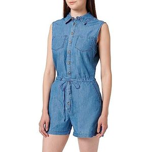 ONLY Onlmilen Sl Dnm Playsuit Jumpsuit voor dames, Medium blauwe denim