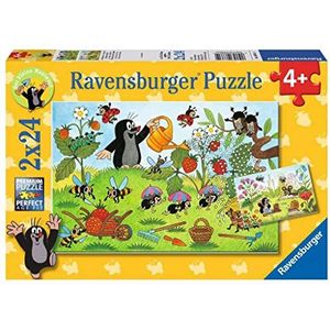 Ravensburger - 08861 4 - Puzzel - Taupek in de tuin - 2 x 24 stukjes
