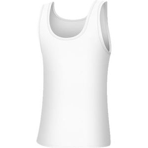 DIM EcoDIM tanktop van 100% katoen, 2 stuks, onderhemd voor heren, Wit.