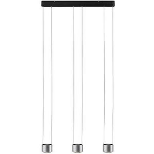 Paulmann Aldan LED hanglamp met 3 x 5/3 x 4 W, dimbaar, aluminium, 2700 K, warmwit 79720