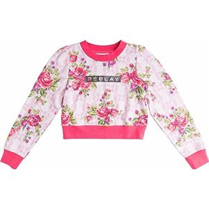 Replay Sweatshirt voor meisjes, 010 bloemen bedrukt