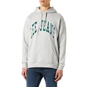 Lee Heren sweatshirt met capuchon seizoensgebonden grijs MELE X-Large, grijs (Mele), XL, grijs (mele)