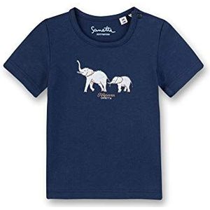Sanetta Fiftyseven Baby Jongens Lange Mouw Shirt Blauw (5993), 68, blauw (5993)
