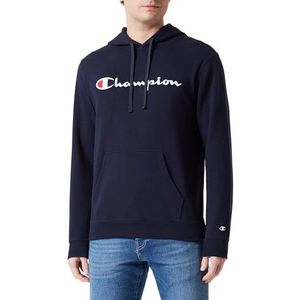 Champion Legacy Icons Heavy Spring Terry Sweatshirt met capuchon voor heren, Navy Blauw