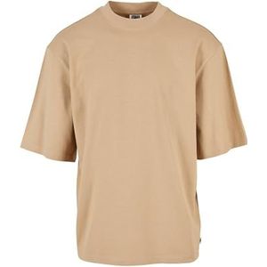Urban Classics T-shirt met oversized mouwen biologisch T-shirt voor heren, Effen beige
