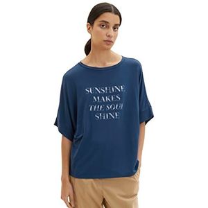 TOM TAILOR 1036769 T-shirt dames, 11758 - Midnight Sail