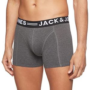 JACK & JONES JACSense boxershorts voor heren, donkergrijs melange, M, donkergrijs gemêleerd