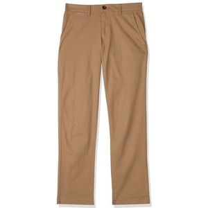 Amazon Essentials Casual stretch chino broek voor heren (verkrijgbaar in grote brede maten), donker kaki bruin, 106,7 x 76,2 cm (B x L)