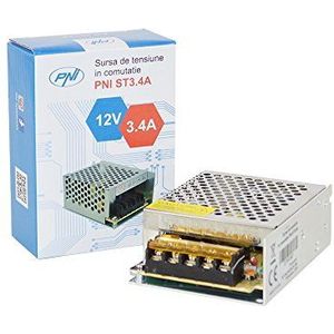 PNI ST3.4A 12V 3,4A gestabiliseerde geschakelde spanningsbron voor bewakingssystemen