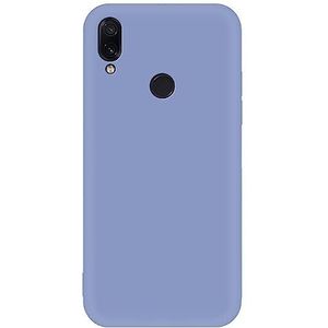 Conçu pour Xiaomi Redmi Note 7 Pro, corps complet robuste avec gel de silicone TPU souple résistant aux chocs, coque ultra fine Xiaomi Redmi Note 7 Pro Slim Hard Accessories, violet calme