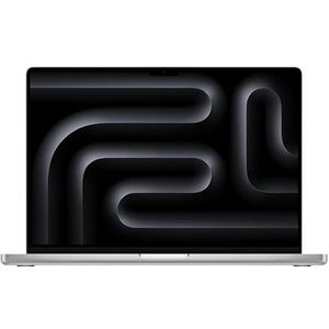 Apple 2023 MacBook Pro Laptop met M3 Max, 14 Core CPU, 30 Core GPU: 16,2 inch Liquid Retina XDR-display, 36 GB uniform geheugen, 1 TB SSD-geheugen; zilver; NL