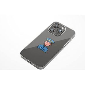 Bonateks, Étui de protection imprimé numériquement compatible avec iPhone 14 Pro, coque de protection anti-chocs, en silicone, flexible, transparent