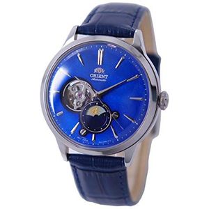 Orient Automatisch horloge RA-AS0103A10B, blauw, riem, Blauw, riem