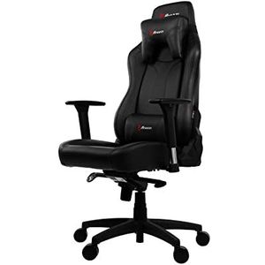 Arozzi Vernazza Gamer fauteuil, kunstleer, zwart, 50 x 55 x 130 cm