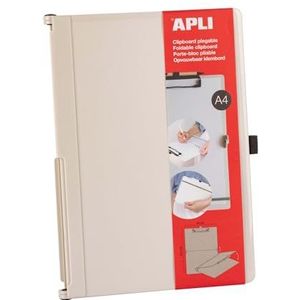APLI 19646A - Clipboard opvouwbaar A4 wit klembord ABS kunststof