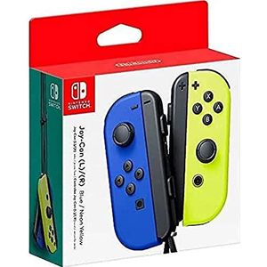 Nintendo, Joy-Con-Controller, nintendo_switch, links [videogame], zwart, blauw, geel