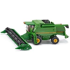 Siku 1876, John Deere T670i maaidorser, 1:87, metaal/kunststof, groen, beweegbare en afneembare snijstang