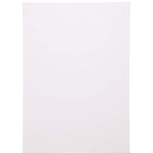 Baker Ross AW791 blanco canvas voor schilderkunst en kunstenaars, A4, wit, 4 stuks
