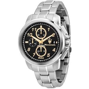 Coll. Successo Solar Limited Edition herenhorloge, zonne-energie, kwarts, R8873645007, zilver, 44 mm, armband, zilver., armband