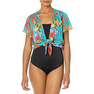 Desigual dames badjas amaranta, Blauw