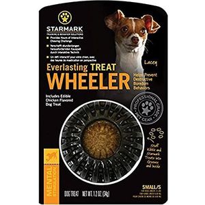 Everlasting Treat Wheeler hondenspeelgoed, 12 x 3 x 18 cm