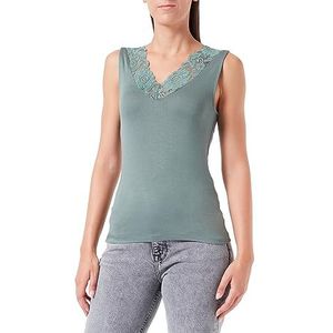 VERO MODA Vmrosa Sl V-hals Top Jrs Noos Damestop, Bos Groen