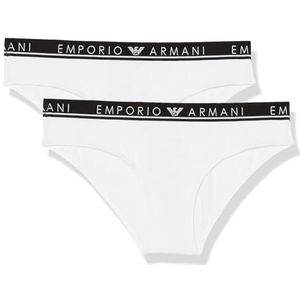 Emporio Armani Emporio Armani 2 stuks iconische strepen met logo voor dames (2 stuks), Wit
