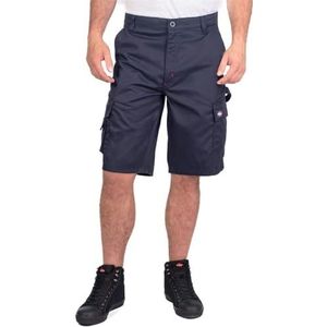 Lee Cooper Cargo-werkshorts, klassiek, met meerdere zakken, robuust en onderhoudsvriendelijk, marineblauw, 34 W