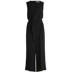 Betty & Co Lange mouwloze jumpsuit voor dames, zwart, 48