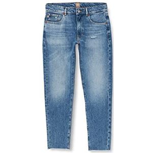 BOSS Straight Tapered 4.1 damesjeans, Medium Blauw