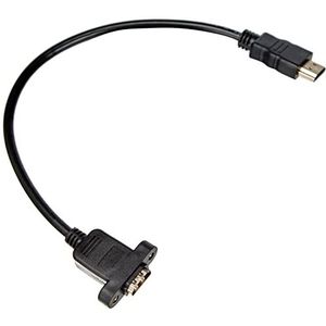 SYSTEM-S HDMI mannelijk naar HDMI adapterkabel - 35 cm