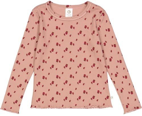 Müsli by Green Cotton T-shirt Apple L/S T pour fille, Daydream/Cabernet/Bark, 122