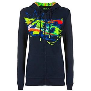 Valentino Rossi Collection Vr46 Classic Sweatshirt voor dames, Blauw