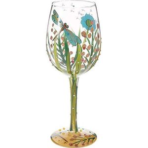 Lolita 4053099 Dragonfly Standaard wijnglas, meerkleurig, 22,5 cm