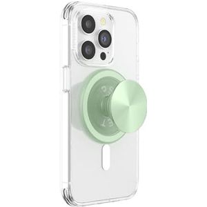 PopSockets: PopGrip Ronde voor MagSafe – adapterring voor MagSafe inbegrepen – houder en handgreep voor smartphone en hoesjes met verwisselbare top – aluminium honeydew