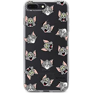 ERT GROUP Beschermhoes voor Apple iPhone 7 Plus/8 Plus, origineel en officieel gelicentieerd product Tom and Jerry-motief 007, aangepast aan de vorm van de mobiele telefoon, gedeeltelijk bedrukt