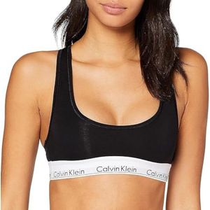 Calvin Klein Bralette driehoekige beha voor dames, zwart.