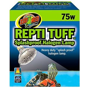 Zoo Med Turtle Tuff halogeenlamp voor reptiel/amfibieën, 75 W