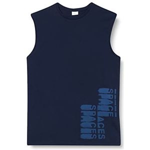 s.Oliver Junior Boy's T-shirt voor jongens, mouwloos, blauw, 116/122, blauw, 116-122, Blauw