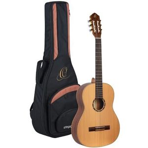 ORTEGA Family Pro Serie 4/4 Concertgitaar met luxe tas Slim Neck - NT - natuurlijk cederhout (R131SN)