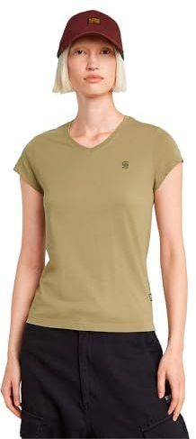 G-Star RAW Eyben Slim V-hals Top 2.0, groen (Ensis Green D24533-4107-6057), M, Groen (Ensis Green D24533-4107-6057), M