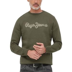 Pepe Jeans Ryan Crew LS Damessweatshirt, olijfgroen