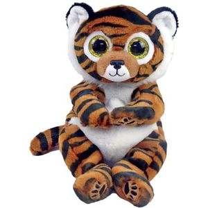 Ty - Beanie Babies - pluche dier Clawdia de tijger, 15 cm, bruin, TY40546